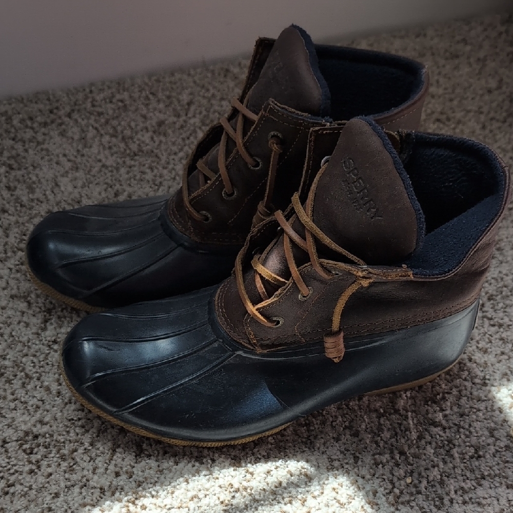 Sperry  Brown and Black Duck Boots
